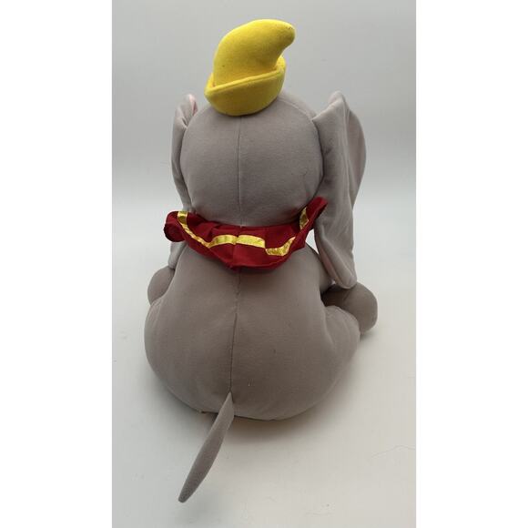 Disney Parks Dumbo Gray Elephant Plush Large Stuffed Animal 14 inches W/ Tags - Picture 3 of 6